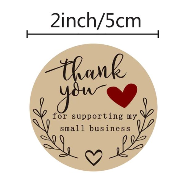 80 pcs - 2" Thank you for your business Stickers - Picture 2 of 5